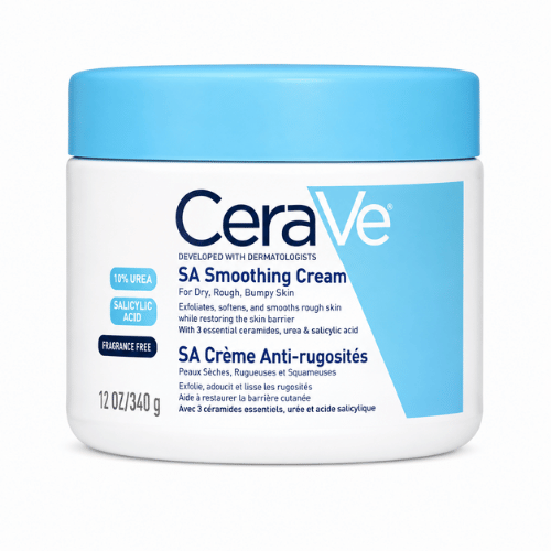 CeraVe SA Smoothing Cream 340g – Moisturizer for Rough & Bumpy Skin