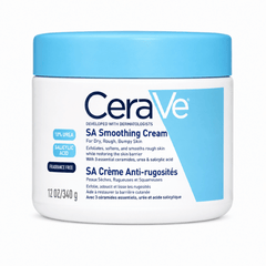 CeraVe SA Smoothing Cream 340g – Moisturizer for Rough & Bumpy Skin