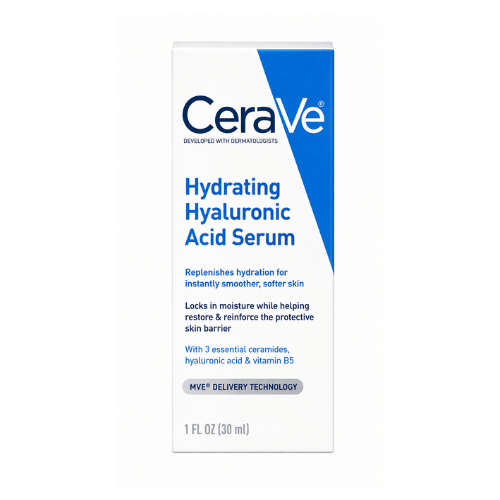 CeraVe Hydrating Hyaluronic Acid Serum 30ml – Face Serum for Hydrated & Smooth Skin