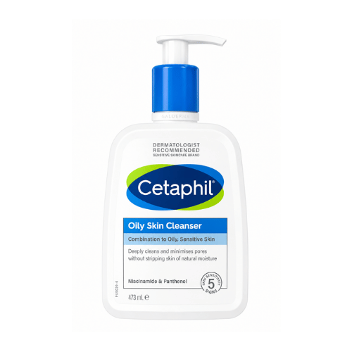Cetaphil Oily Skin Cleanser 473ml – Face Wash for Oily & Sensitive Skin