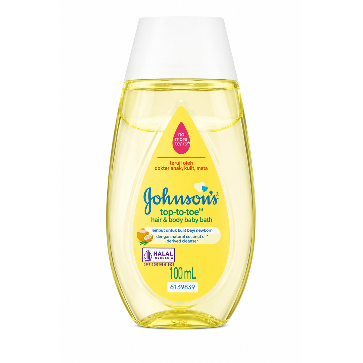 Johnson's Baby Top to Toe Hair & Body Bath, 100ml