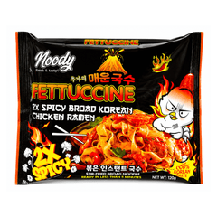 Noody Hot Spicy Chicken Fettuccine (2x Spicy) Black 114g