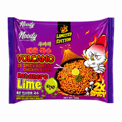 Noody Volcano Spicy Korean Chicken Ramen Lime 120g