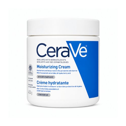 CeraVe Moisturizing Cream for Normal to Dry Skin 453g – Face & Body Moisturizer