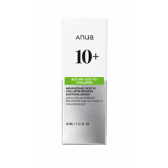 ANUA Azelaic Acid 10% + Hyaluron Redness Soothing Serum – Hydrating & Soothing Facial Serum 30ml