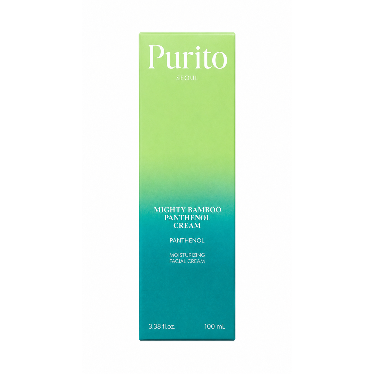 PURITO SEOUL Mighty Bamboo Panthenol Cream – Deep Moisturizing & Skin Barrier Care 100ml