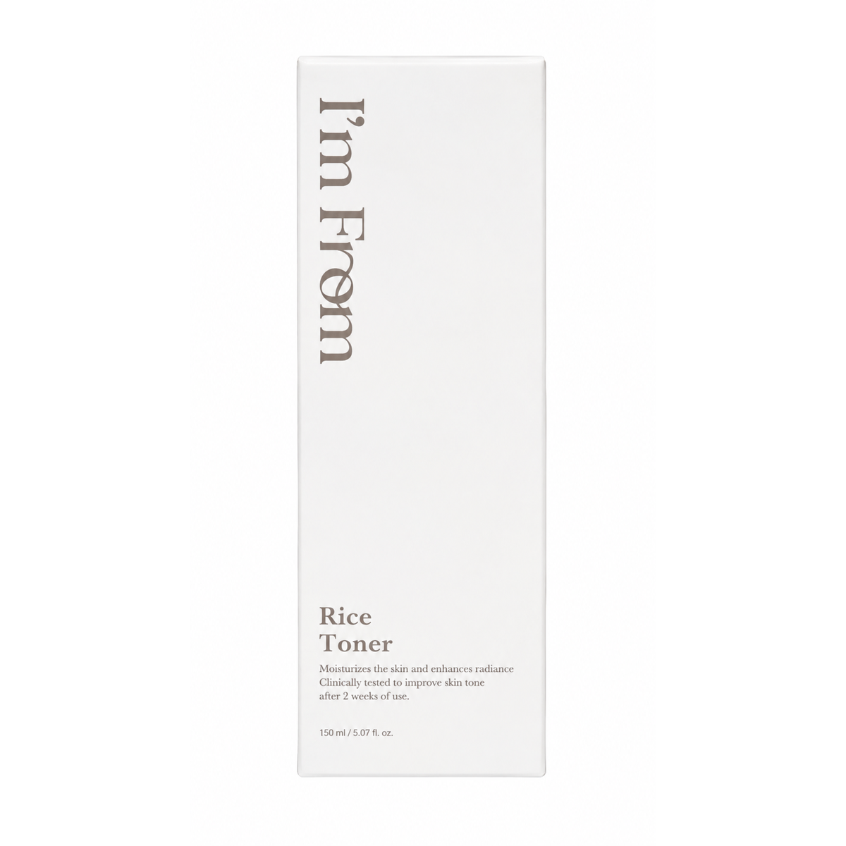 I'M FROM Rice Toner – Hydrating & Brightening Korean Facial Toner 150ml