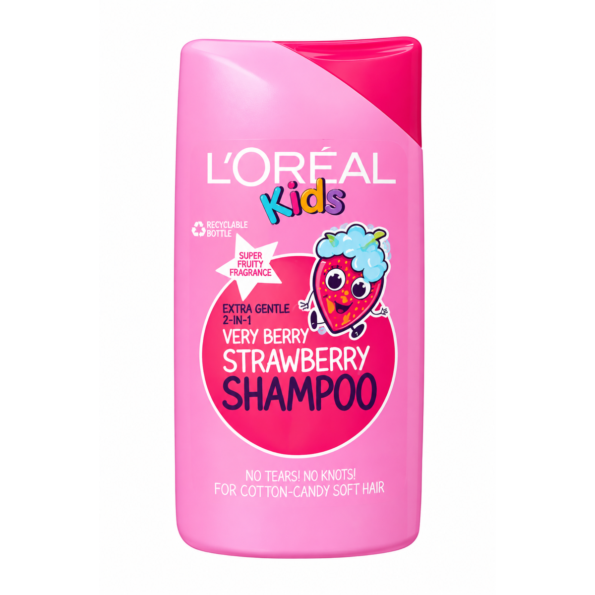 L'Oréal Paris Kids Very Berry Strawberry Shampoo – Gentle Kids Hair Cleanser 250ml