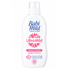 Babi Mild Ultra Mild White Sakura Baby Lotion – Gentle Moisturizing Care 400ml