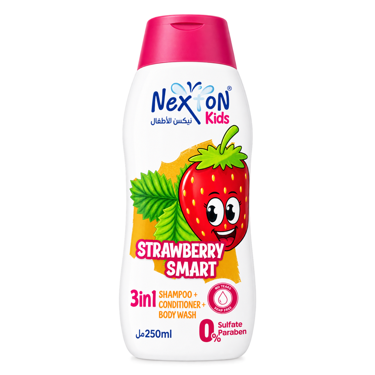 Nexton Kids 3-in-1 Strawberry Shampoo – 250ml