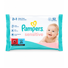 Pampers Sensitive Baby Wipes – 52 Pack