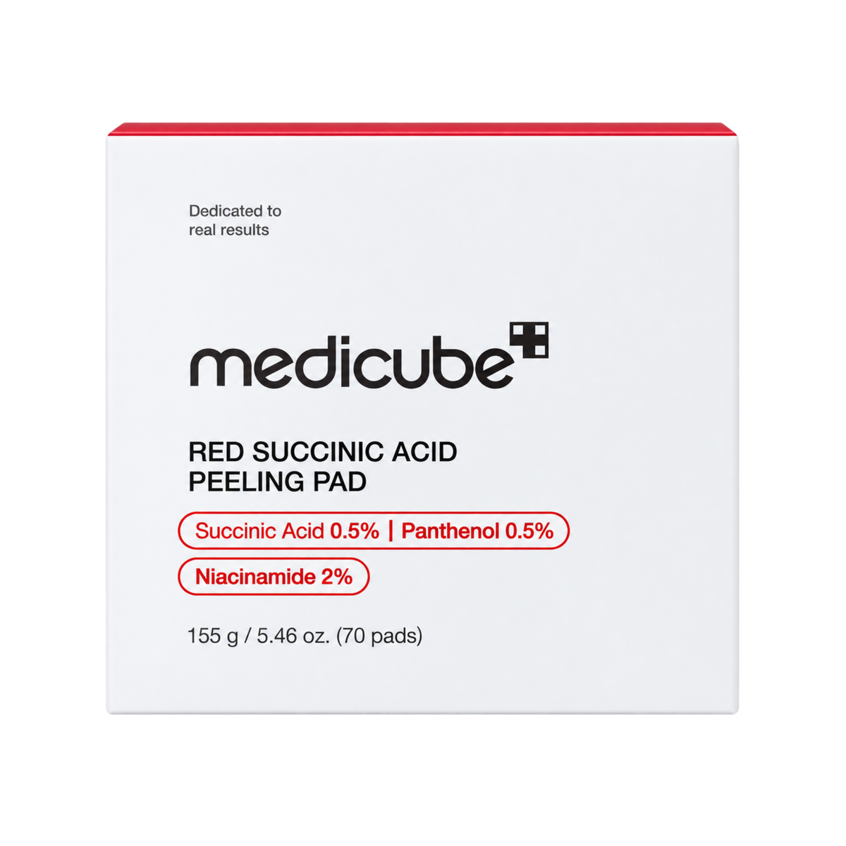 medicube Red Succinic Acid Peeling Pads 155g (70 Pads)