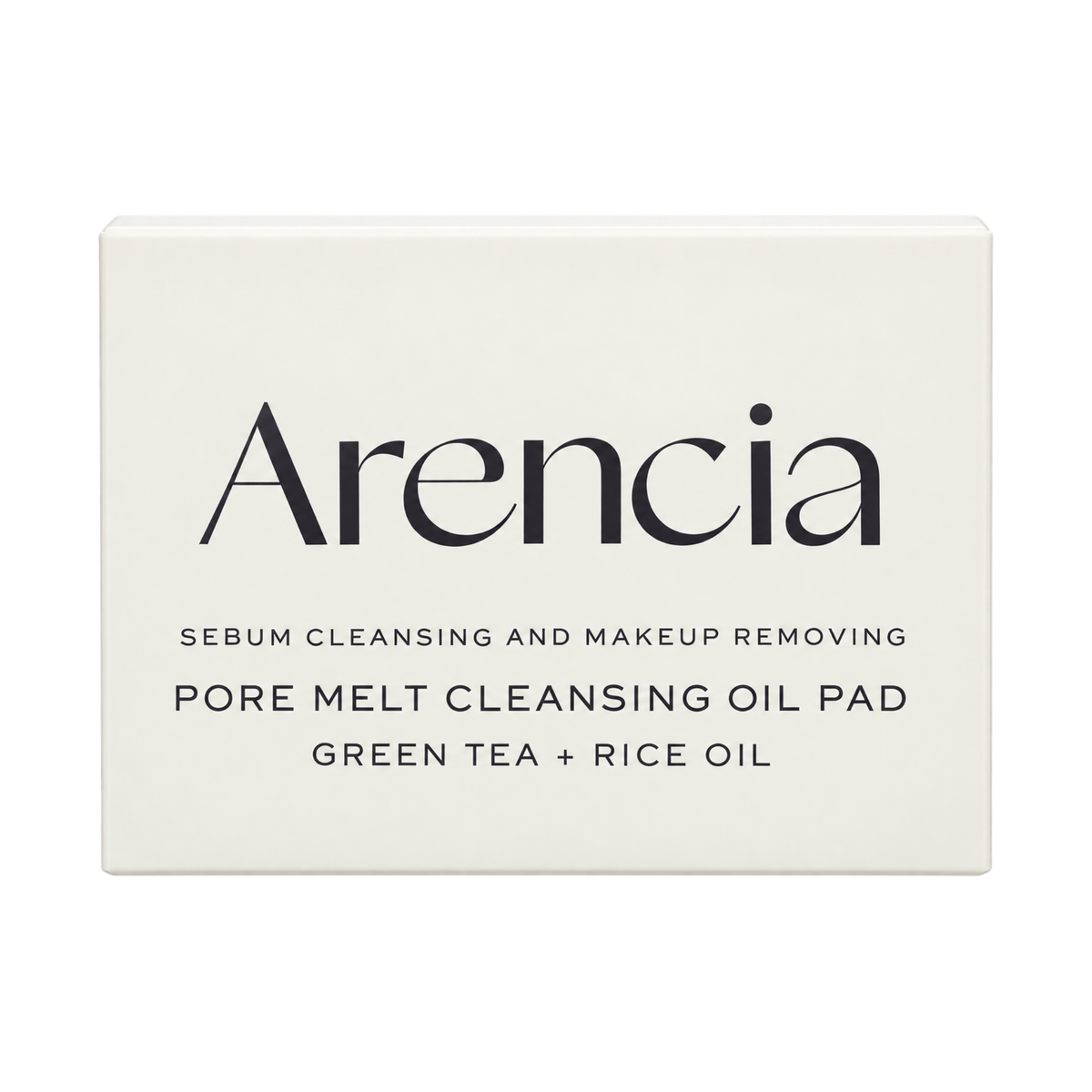 Arencia Pore Melt Cleansing Oil Pad with Green Tea + Rice Oil