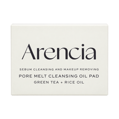 Arencia Pore Melt Cleansing Oil Pad with Green Tea + Rice Oil