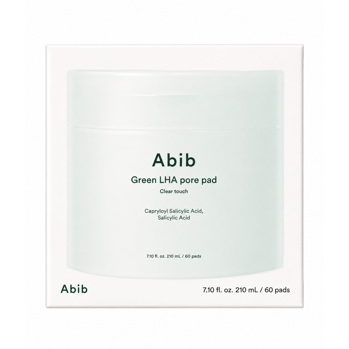Abib Green LHA Pore Pad Clear Touch 210ml (60 Pads)