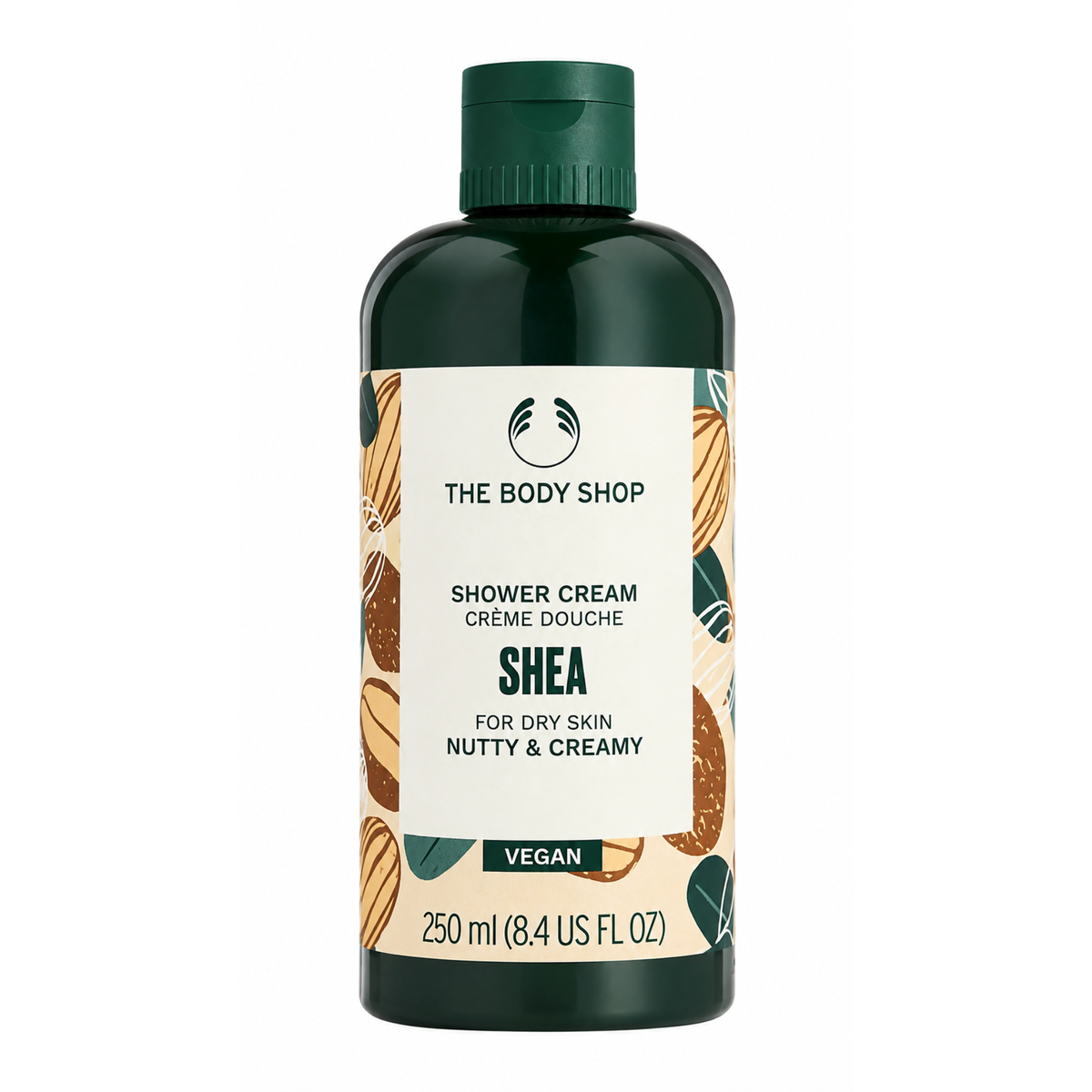 The Body Shop Shea Nutty & Creamy Vegan Shower Cream, 250ml