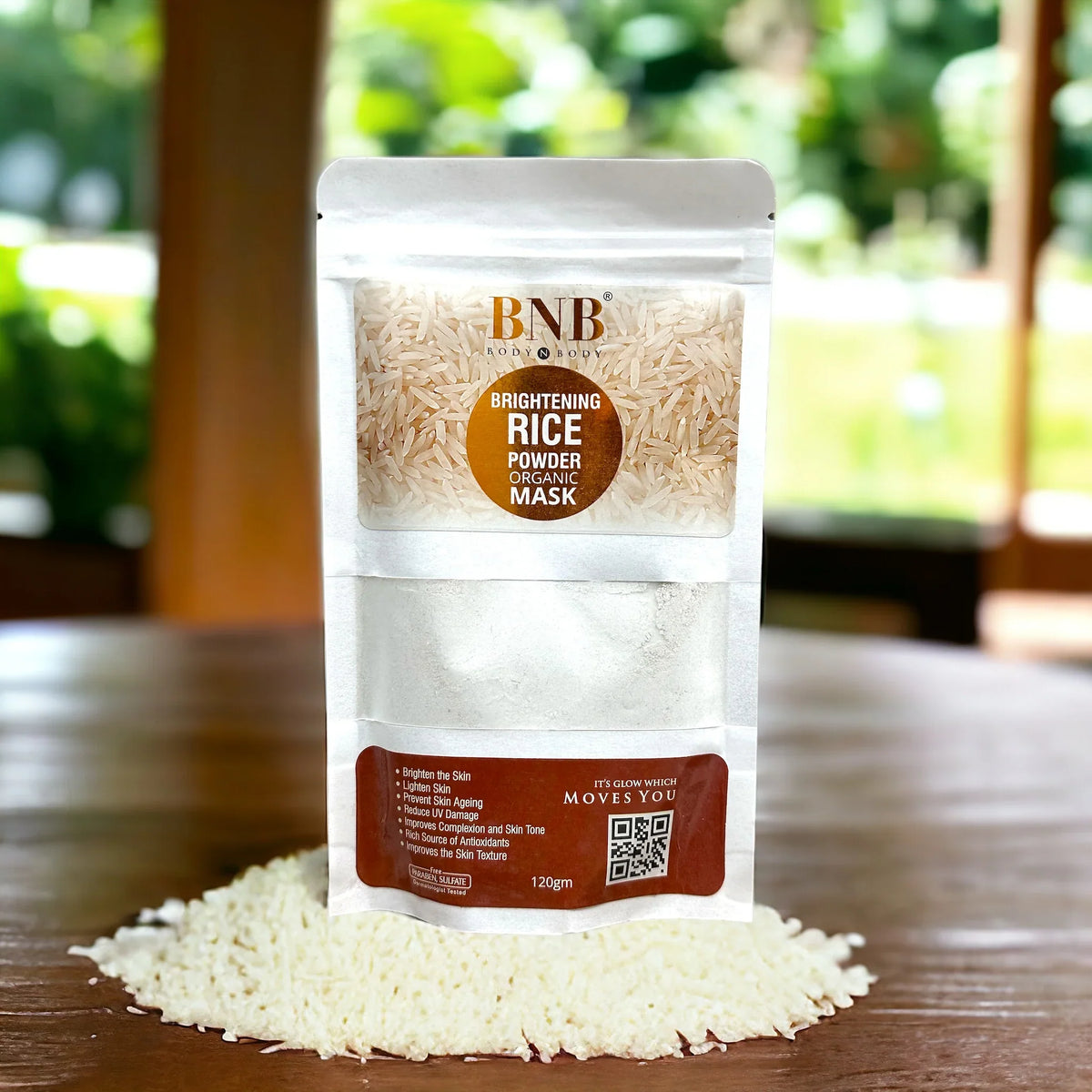 BNB ORGANIC RICE POWDER MASK 120G