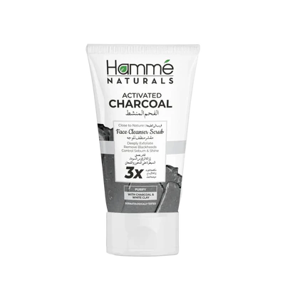Activated Charcoal Face Cleanser Scrub