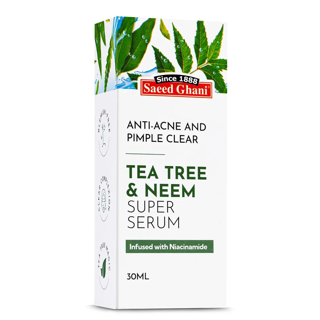 Saeed Ghani Tea Tree & Neem Anti-Acne and Pimple Clear Super Serum 30 ML