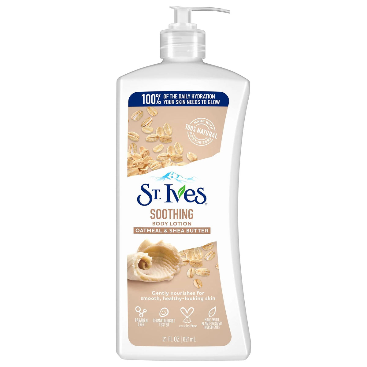 St.Ives - Naturally Soothing Oatmeal & Shea Butter Body Lotion Pump 621ml