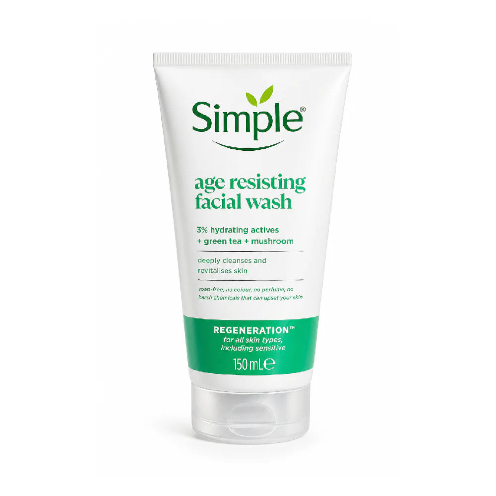 SIMPLE REGENERATION AGE RESISTING FACIAL WASH 150ML