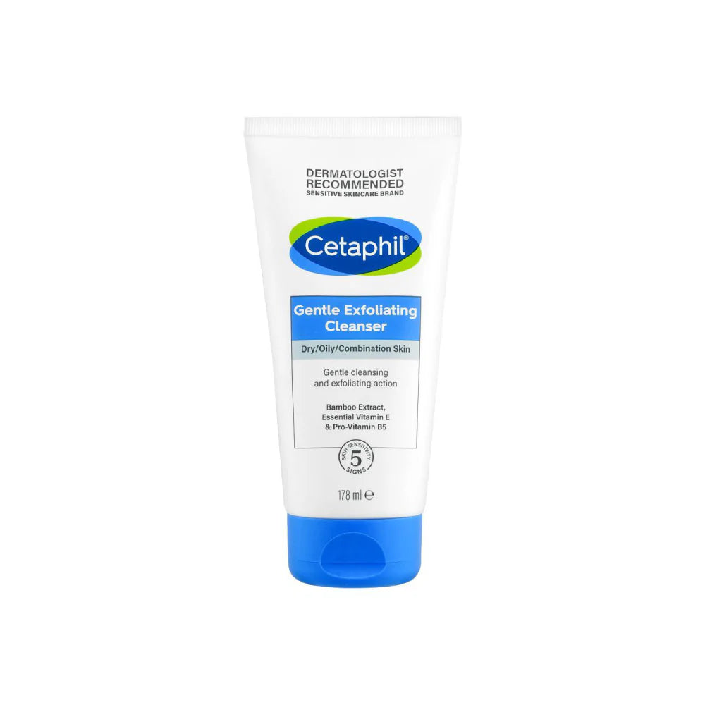 CETAPHIL GENTLE EXFOLIATING CREANSER DRY/OILY SKIN 178ML