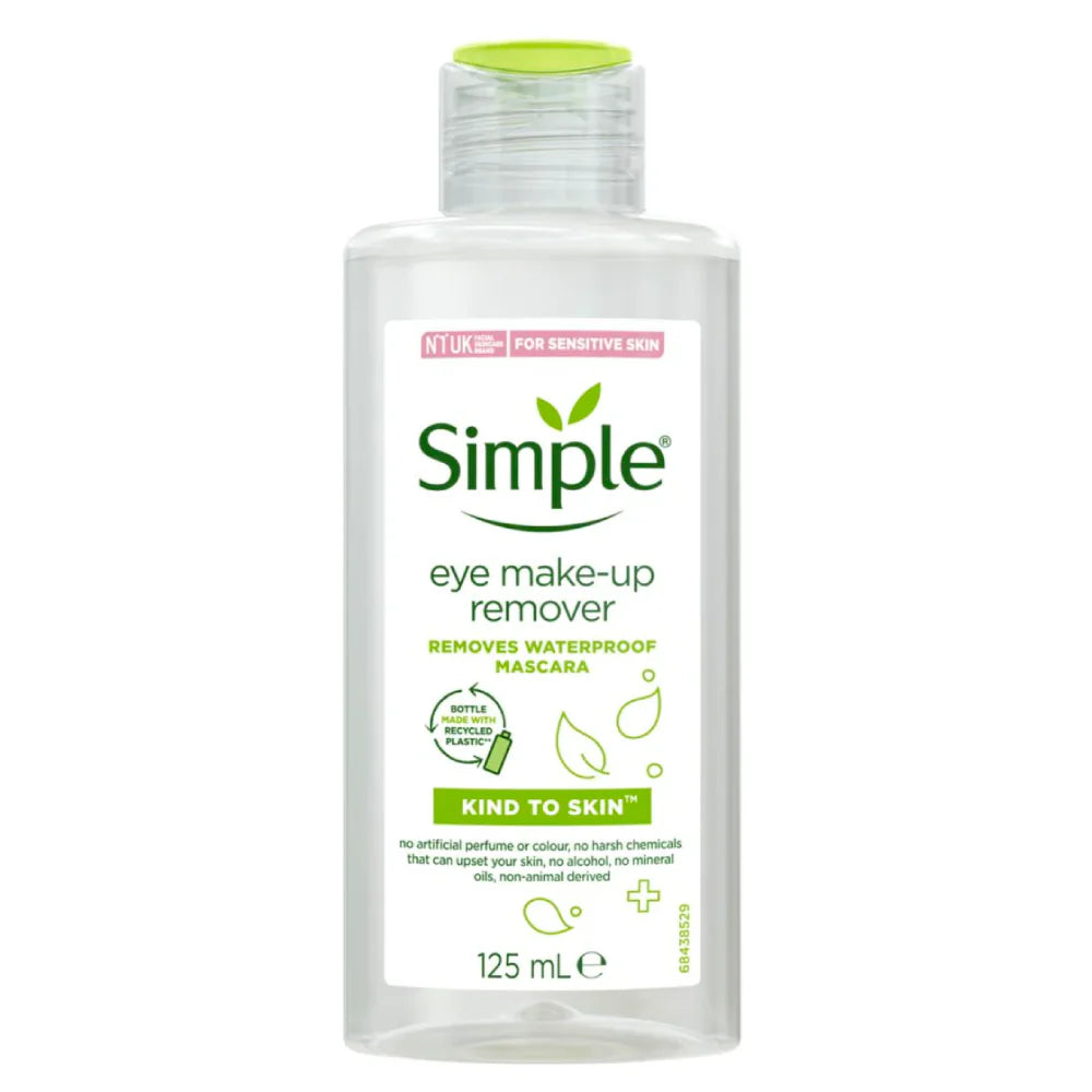 SIMPLE KIND TO EYES MAKEUP REMOVER SENSITIVE SKIN 125 ML