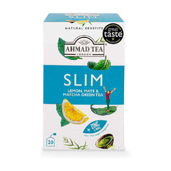 AHMAD TEA BAGS SLIM LEMON MATE & MATCHA GREEN TEA 20S 30 GM