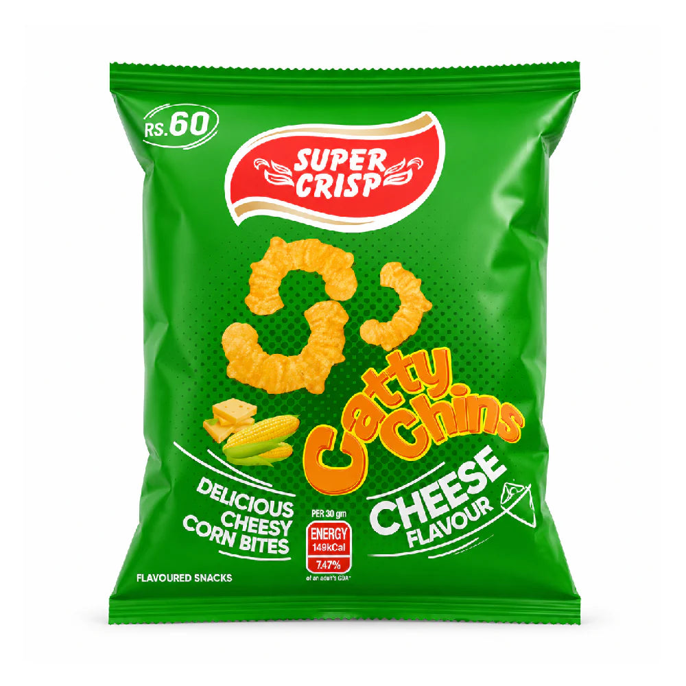 SUPER CRISP CATTY CHINS CHEESE 60 RS