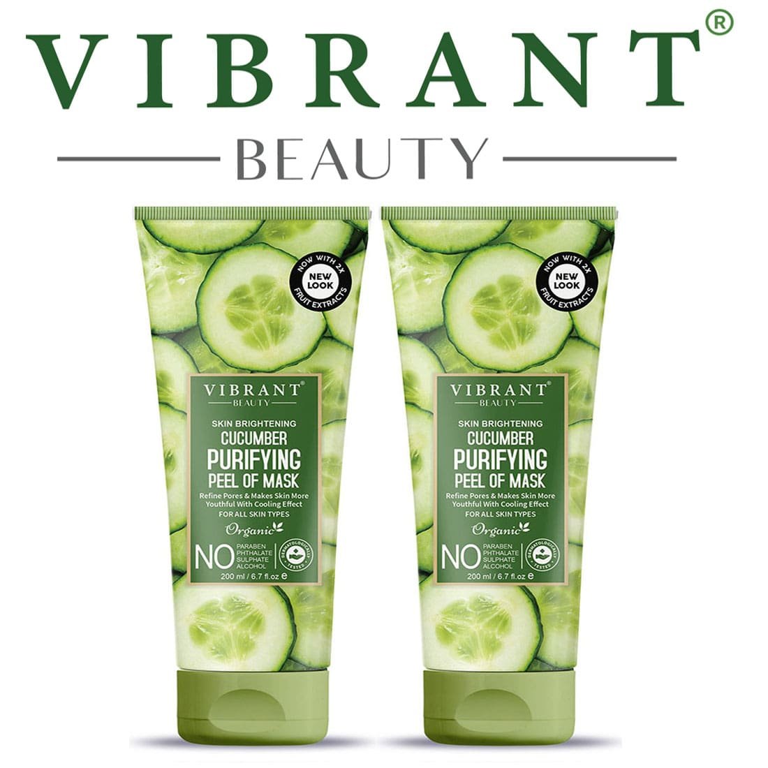 Vibrant Beauty Cucumber Purifying Peel-Off Mask