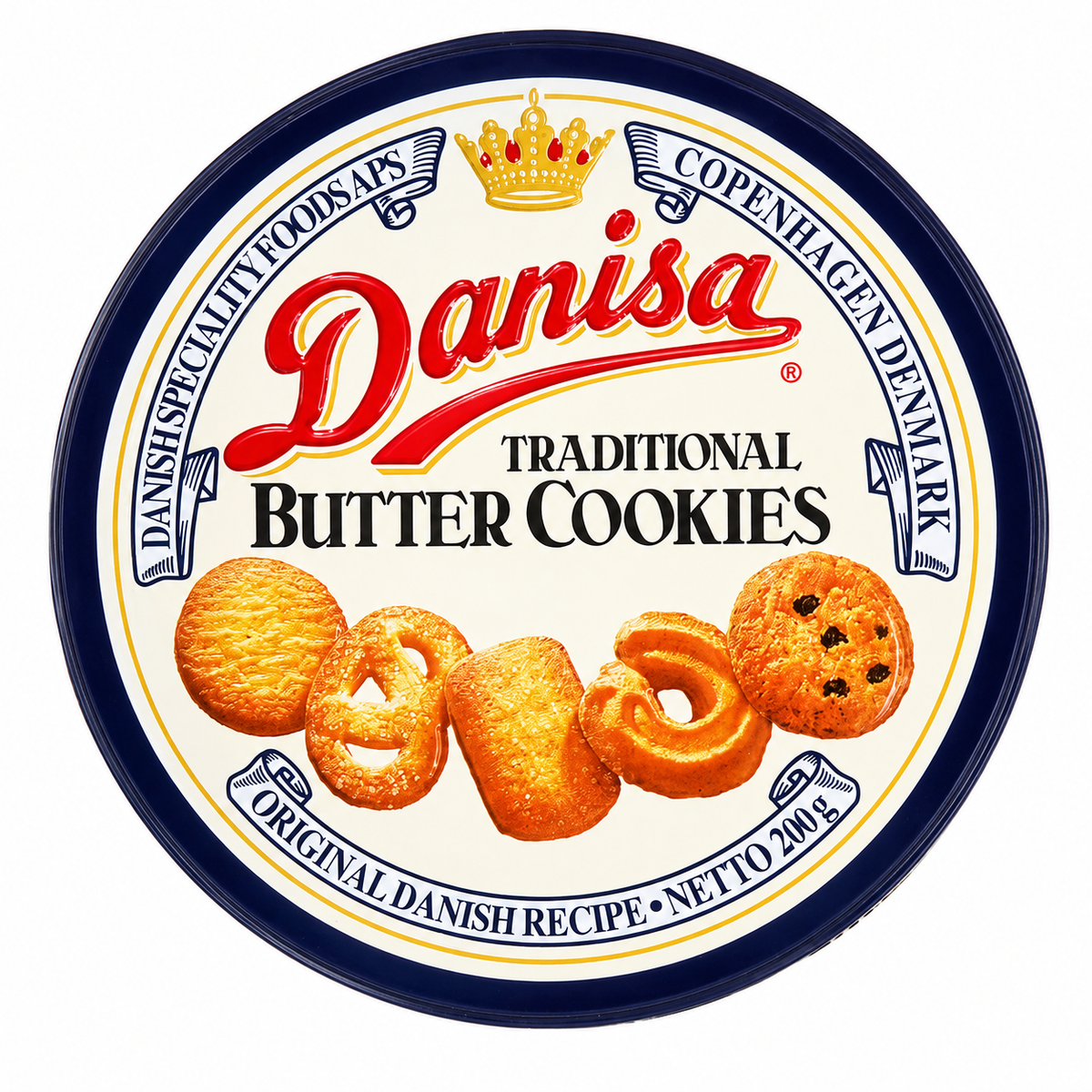 DANISA BUTTER COOKIES TRADITIONAL 200 GM