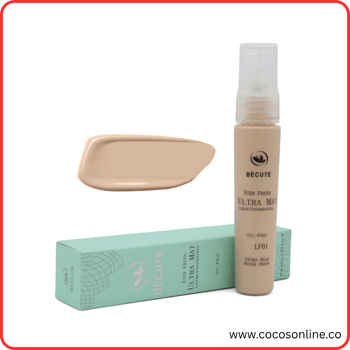 Becute Cosmetics Ultra Matt Liquid Foundation ( #LF01 )