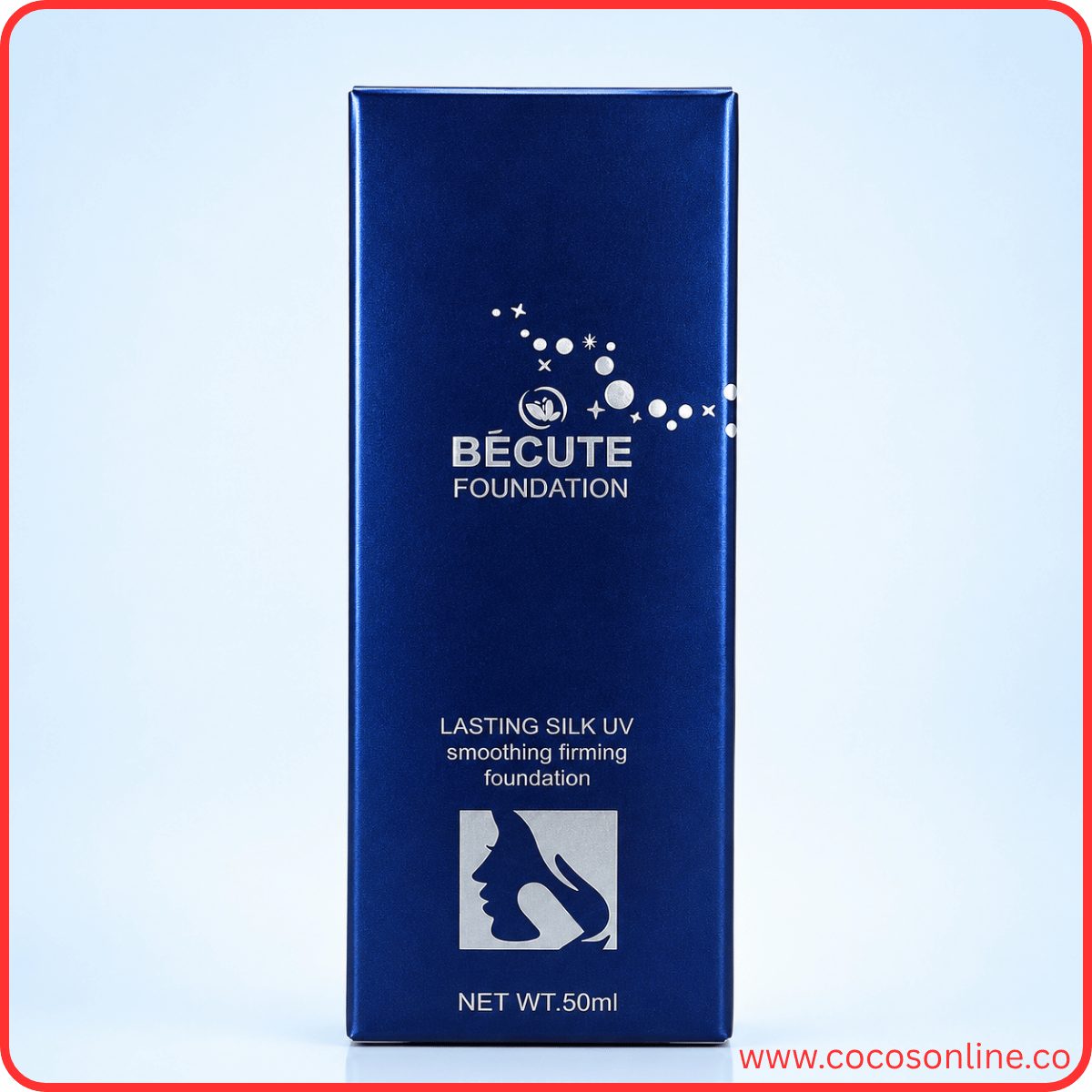 Becute Cosmetics Foundation Lasting Silk #SFF01 ( 50 ML )