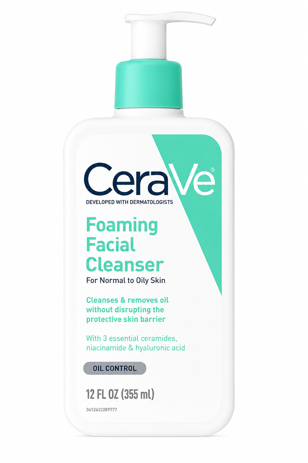 CeraVe Foaming Facial Cleanser – Normal to Oily Skin 355ml