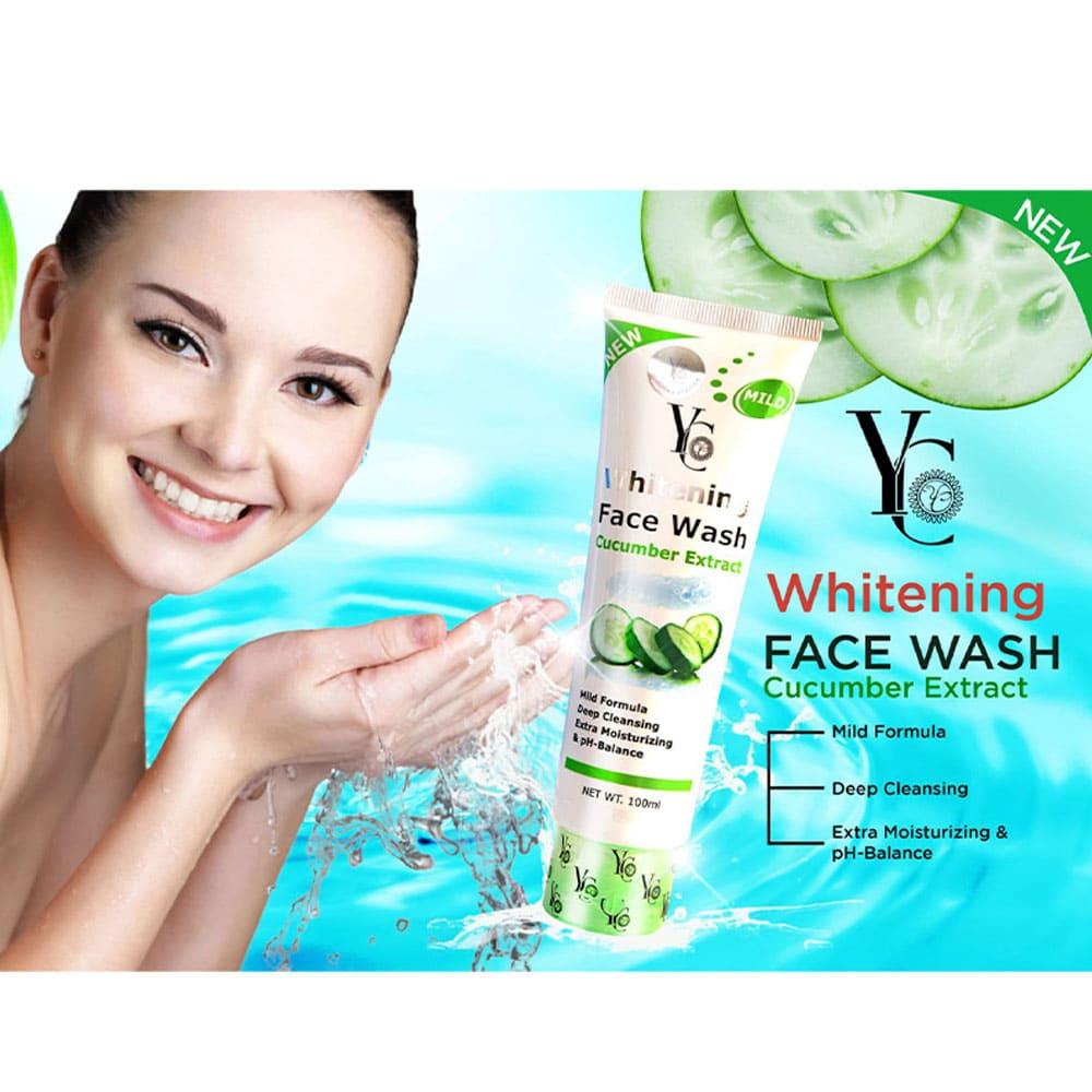 YC Brightening Face Wash With Cucumber Extract - 100 ml
