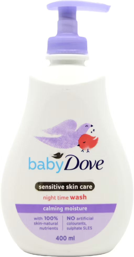 DOVE UK BABY LOTION 400ML CALMING MOISTURE NIGHT TIME