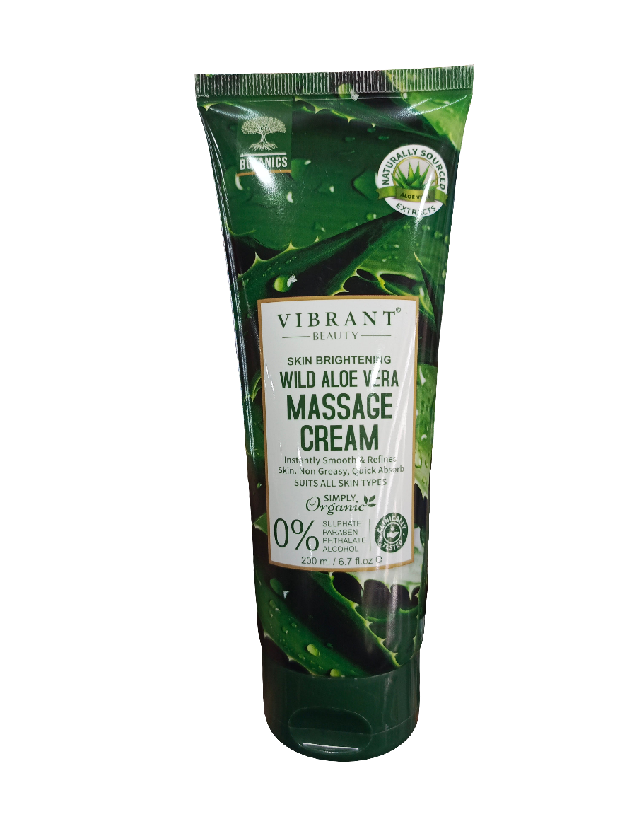 Botanics vibrant beauty massage cream wild aloe vera