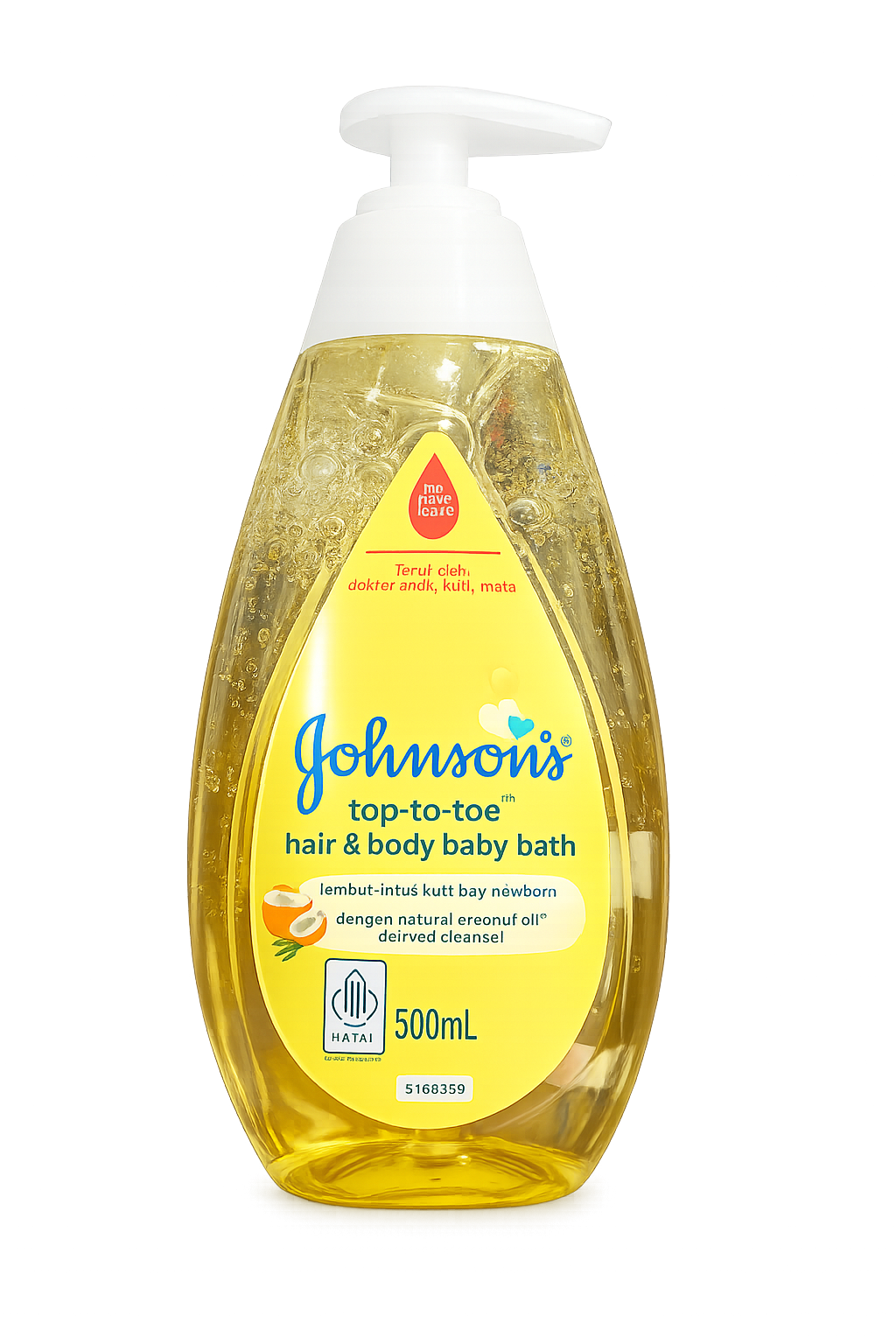 Johnson’s Top-to-Toe Hair & Body Baby Bath 500ml