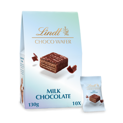 LINDT CHOCO WAFER MILK CHOCOLATE 130 g