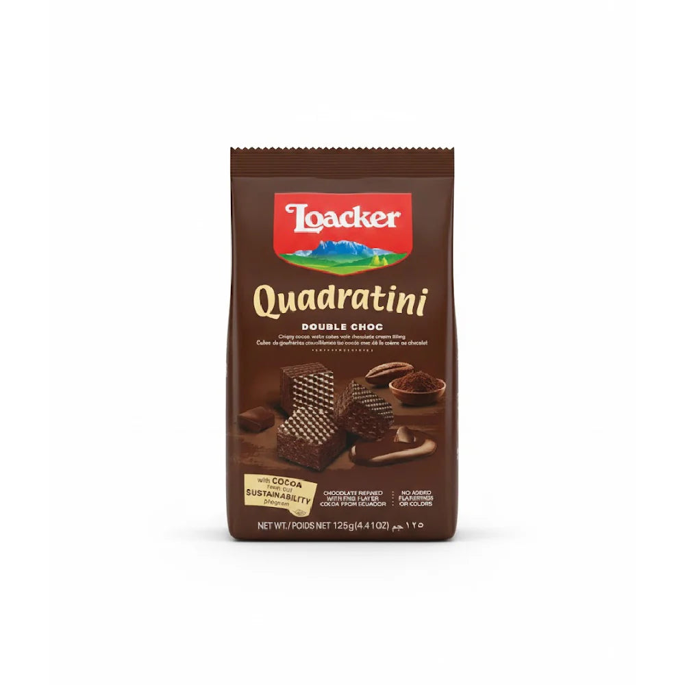 Loacker - Quadratini Double Chocolate (125g)