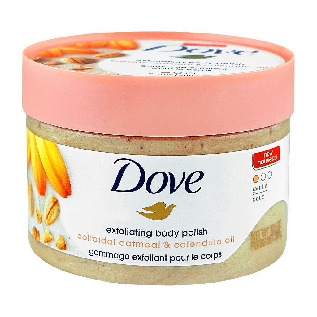 Dove Colloidal Oatmeal & Calendula Oil Exfoliating Body Polish, 298g
