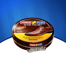 Power Plus Tin Shoe Polish Brown 44m