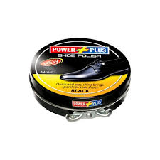 Power Plus Shoe Polish Black 44ml