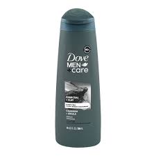 Dove Men + Care Charcoal + Clay Purifying Shampoo, For Stronger Hair, 355ml