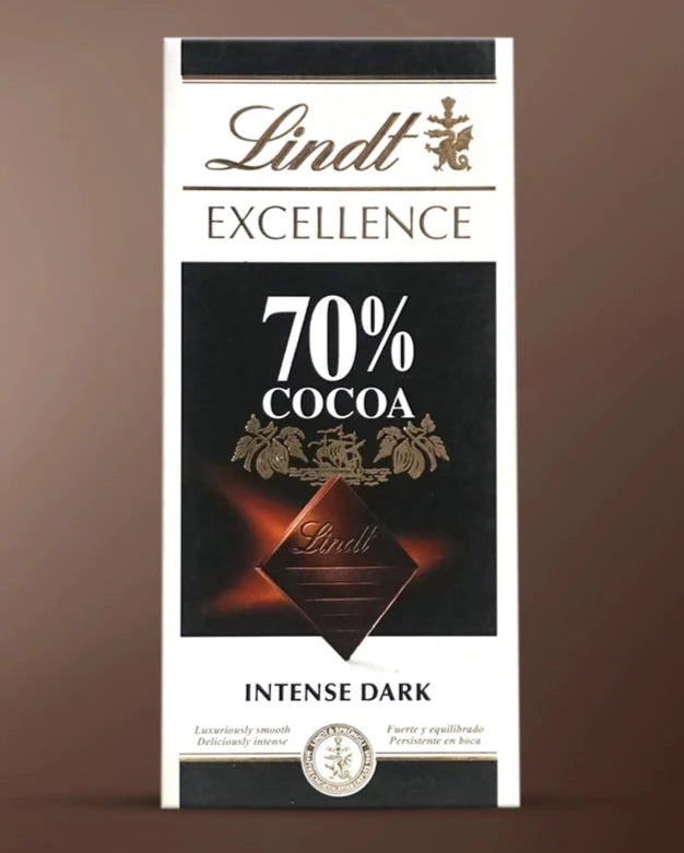 LIND'T EXCELLENCE 70% COCOA INTENSE DARK CHOCOLATE 100G