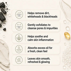 Activated Charcoal Face Cleanser Scrub
