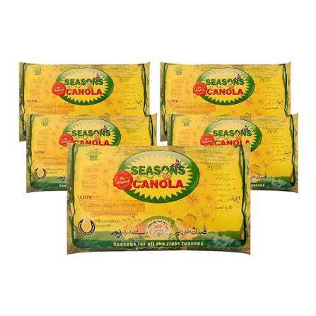 Season Canola Oil 1ltr Pouch