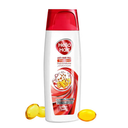 GOLDEN PEARL HELLO HAIR SHAMPOO ANTI-HAIRFALL 360 ML