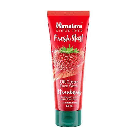 Himalaya Face Wash 100ML  Fruity Oil Clear Strawberry