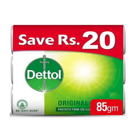 Buy Dettol Soap Original (3 x 85g)